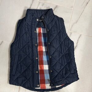Uniqlo Navy Quilted Vest